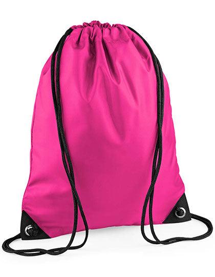 Premium Gymsac in Fuchsia, Größe 33 x 45 cm