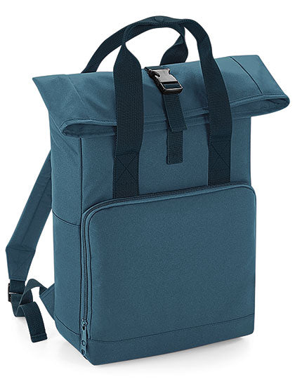 Twin Handle Roll-Top Backpack in Airforce Blue, Größe 28 x 38 x 12 cm
