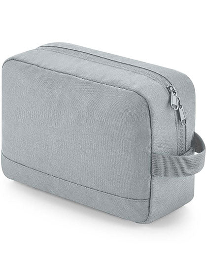 Recycled Essentials Wash Bag in Pure Grey, Größe 24 x 17 x 9 cm