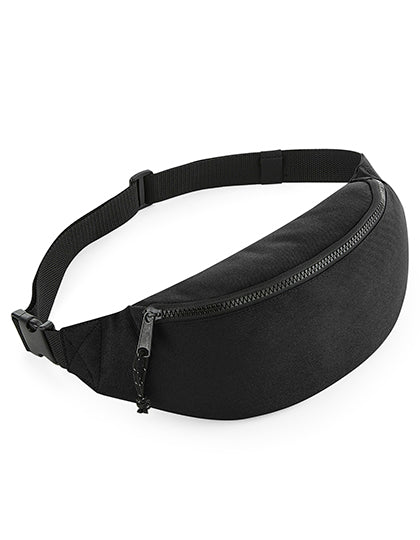 Recycled Waistpack in Black, Größe 38 x 14 x 8 cm