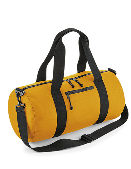 Recycled Barrel Bag in Mustard, Größe 50 x 25 x 25 cm