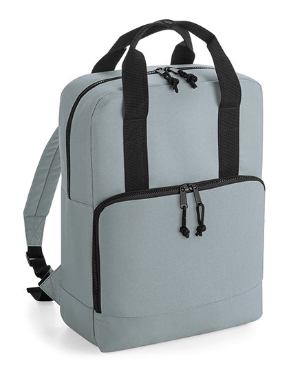 Recycled Twin Handle Cooler Backpack in Pure Grey, Größe 40 x 30 x 14 cm