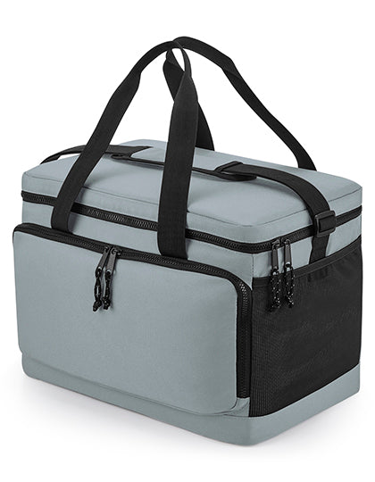 Recycled Large Cooler Shoulder Bag in Pure Grey, Größe 40 x 26 x 28 cm