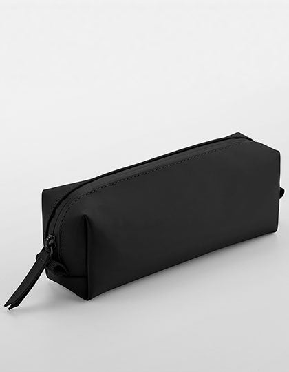 Matte PU Mini Accessory Case in Black, Größe 21 x 8 x 6 cm