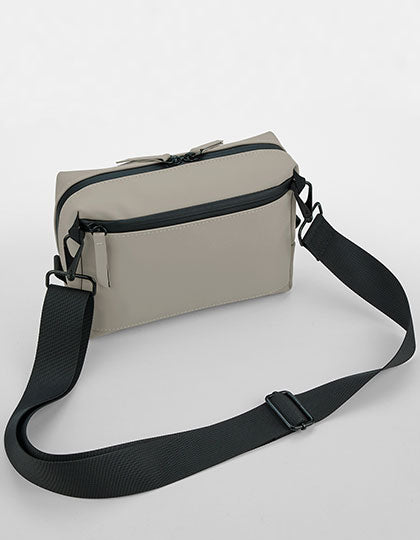 Matte PU Cross Body Bag in Clay, Größe 20 x 15 x 6 cm