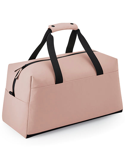 Matte PU Weekender in Nude Pink, Größe 53 x 24 x 27 cm