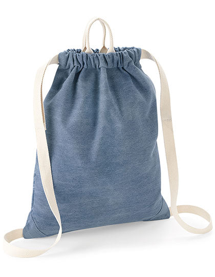Denim Gymsac in Light Denim, Größe 37 x 46 cm