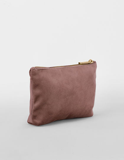 Velvet Accessory Bag in Rose Quartz, Größe L (33 x 24 cm)