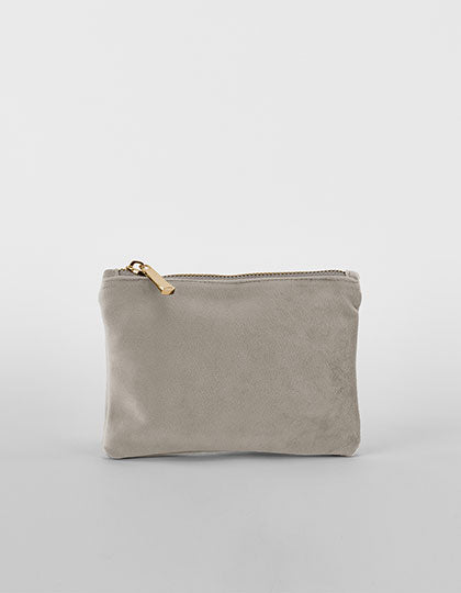 Velvet Accessory Pouch in Moonstone, Größe L (30 x 20 cm)