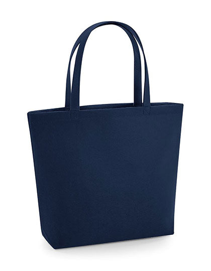 Felt Shopper in Navy, Größe 49 x 39 x 13,5 cm