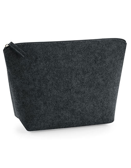 Felt Accessory Bag in Charcoal Melange, Größe M (19 x 18 x 9 cm)