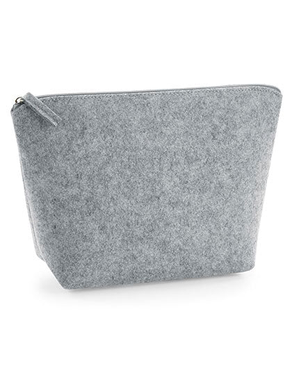 Felt Accessory Bag in Grey Melange, Größe M (19 x 18 x 9 cm)