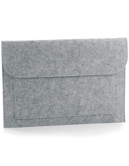 Felt Laptop / Document Slip in Grey Melange, Größe 41,5 x 28 cm