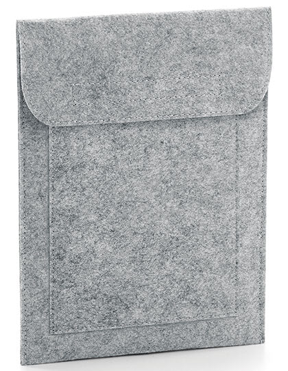 Felt Tablet Slip in Grey Melange, Größe 20 x 26 cm