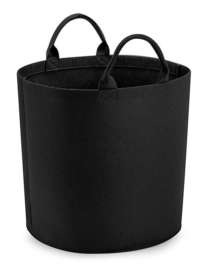 Felt Trug in Black, Größe M (40 x 40 cm)