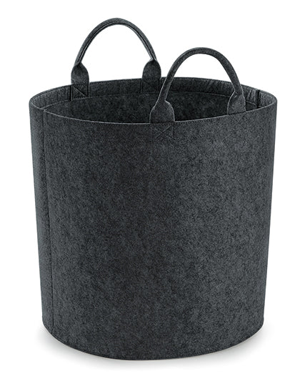 Felt Trug in Charcoal Melange, Größe M (40 x 40 cm)