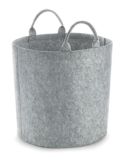 Felt Trug in Grey Melange, Größe M (40 x 40 cm)