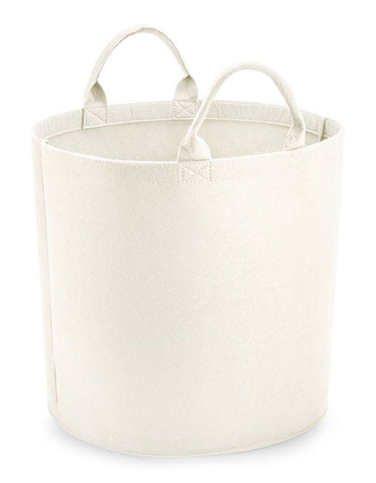 Felt Trug in Soft White, Größe M (40 x 40 cm)