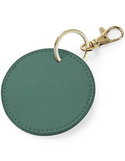Boutique Circular Key Clip in Sage Green, Größe Ø 7 cm
