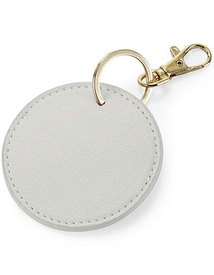 Boutique Circular Key Clip in Soft Grey, Größe Ø 7 cm