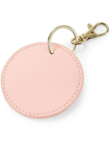 Boutique Circular Key Clip in Soft Pink, Größe Ø 7 cm