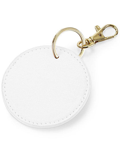 Boutique Circular Key Clip in Soft White, Größe Ø 7 cm
