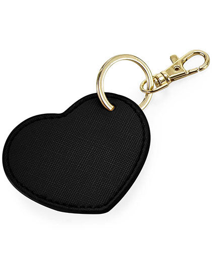 Boutique Heart Key Clip in Black, Größe 7 x 6 cm