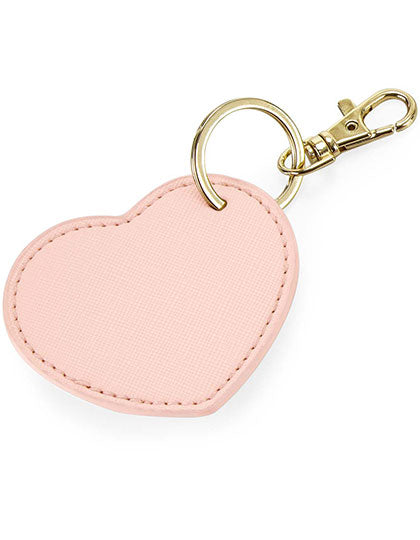 Boutique Heart Key Clip in Soft Pink, Größe 7 x 6 cm