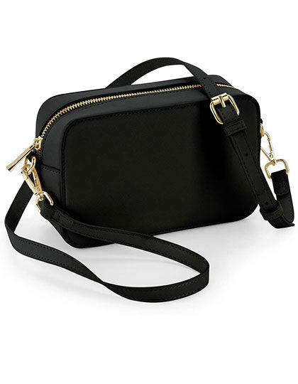 Boutique Structured Cross Body Bag in Black, Größe 21 x 13 x 7 cm