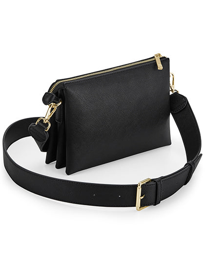 Boutique Soft Cross Body Bag in Black, Größe 23 x 3,5 x 16 cm