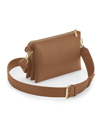 Boutique Soft Cross Body Bag in Tan, Größe 23 x 3,5 x 16 cm