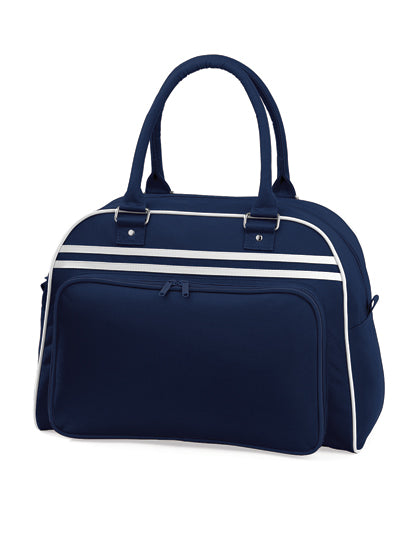Retro Bowling Bag in French Navy, Größe 44 x 31 x 25 cm