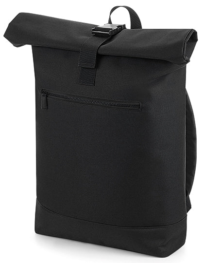 Roll-Top Backpack in Black, Größe 32 x 44 x 13 cm