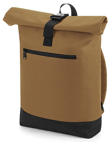 Roll-Top Backpack in Caramel, Größe 32 x 44 x 13 cm