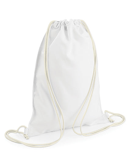 Sublimation Gymsac in White, Größe 28,5 x 41 cm