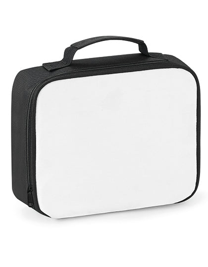 Sublimation Lunch Cooler Bag in Black, Größe 24 x 20 x 7,5 cm