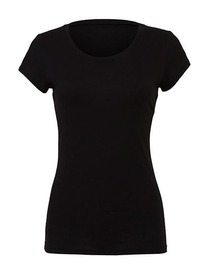 Women´s Slim Fit Tee in Black, Größe XL