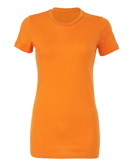 Women´s Slim Fit Tee in Orange, Größe XL