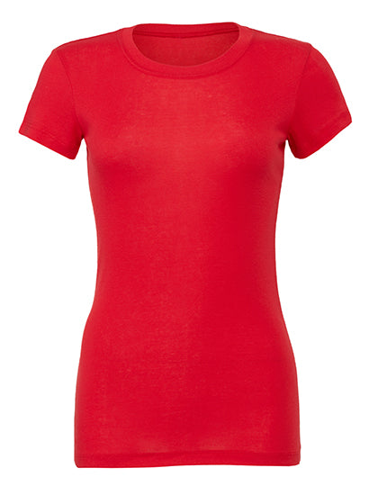 Women´s Slim Fit Tee in Red, Größe XL