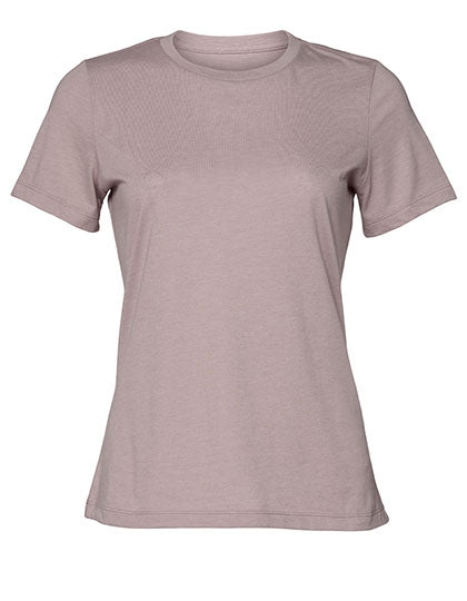 Women´s Relaxed CVC Short Sleeve Tee in Heather Pink Gravel, Größe XL