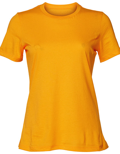 Women´s Relaxed Jersey Short Sleeve Tee in Gold, Größe XL