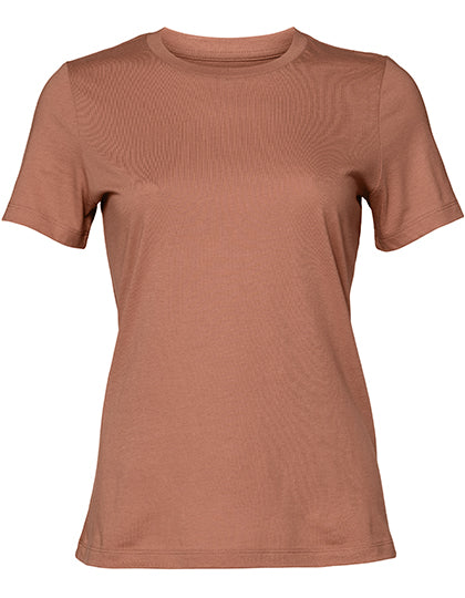 Women´s Relaxed Jersey Short Sleeve Tee in Terracotta, Größe XL