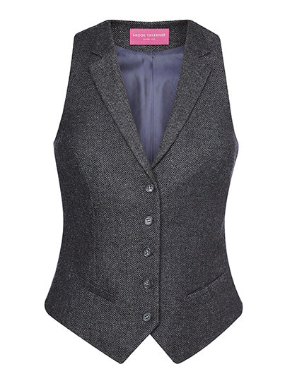 Ladies´ Nashville Waistcoat in Charc H-B, Größe XS