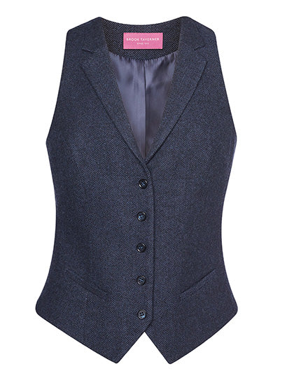 Ladies´ Nashville Waistcoat in Navy H-B, Größe XS