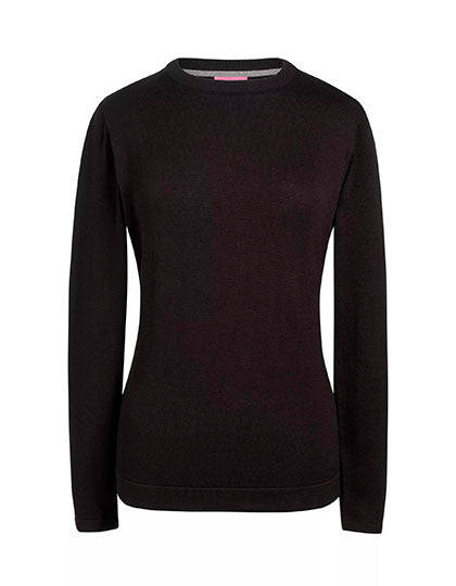 Ladies´ Helena Crew Neck Jumper in Black, Größe 3XL