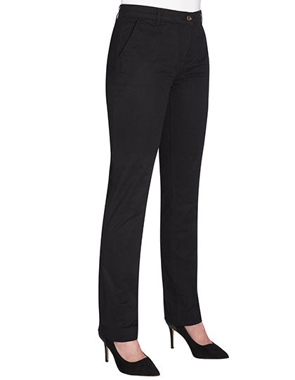 Ladies´ Business Casual Collection Houston Chino in Black, Größe 24R(52)/29