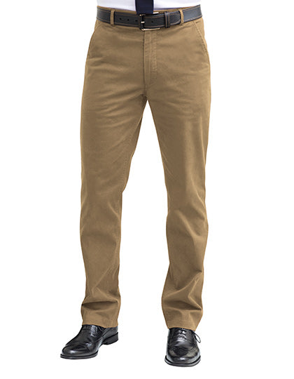 Business Casual Denver Men´s Classic Fit Chino in Beige, Größe 46R(62/64)/32