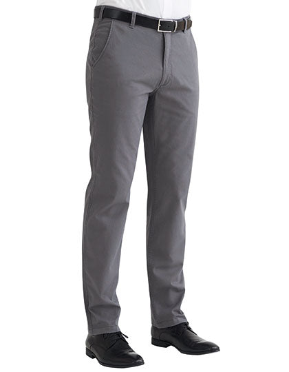 Business Casual Denver Men´s Classic Fit Chino in Grey, Größe 32R(46)/32
