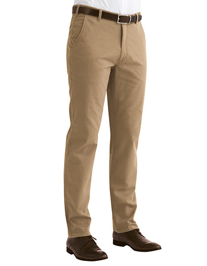 Business Casual Collection Miami Men´s Fit Chino in Beige, Größe 40R(56)/31,5
