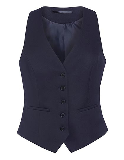 One Collection Luna Waistcoat in Navy, Größe XXL